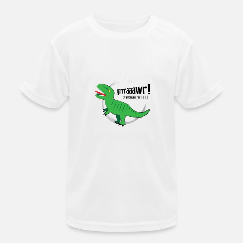 Dinosaurs//T-rex T-shirt sport Enfant