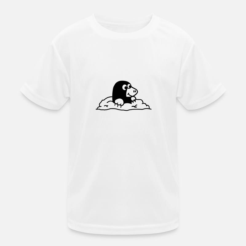 Maulwurf Kinder Funktions-T-Shirt