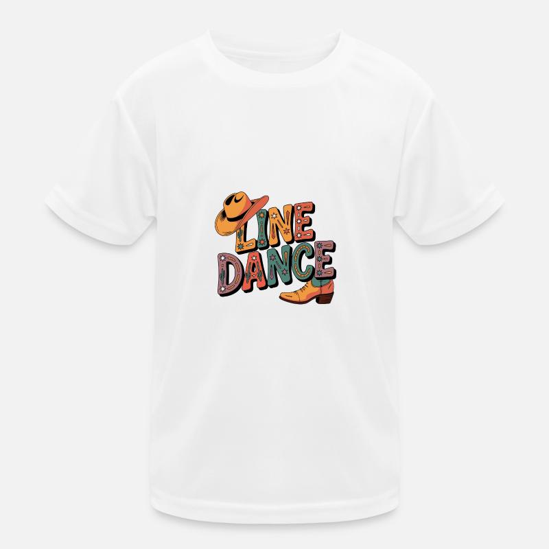 Line Dance mein Hobby - meine Passion Kinder Funktions-T-Shirt