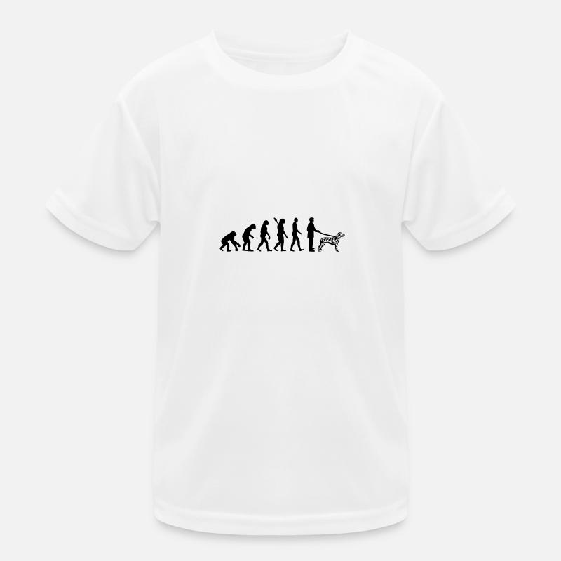 Dalmatian - Kids Functional T-Shirt - white