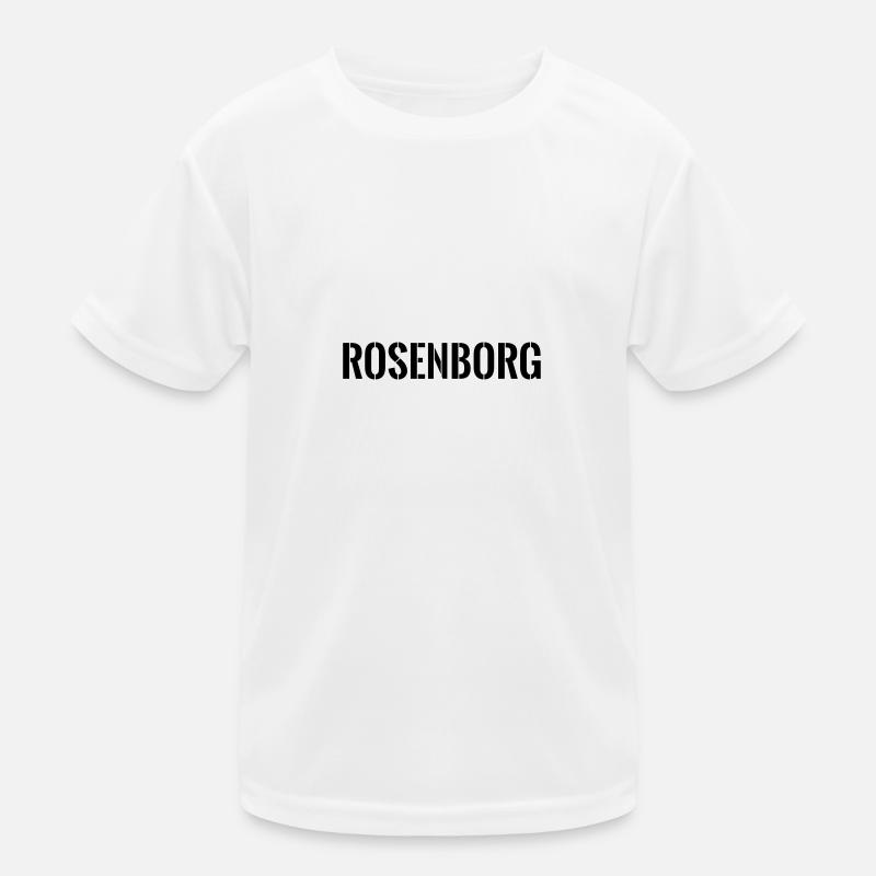 Rosenborg - Kinder Funktions-T-Shirt - Weiß