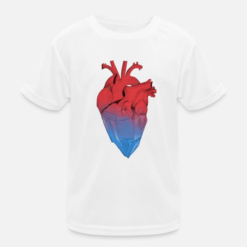 Crystallized heart Kids Functional T-Shirt