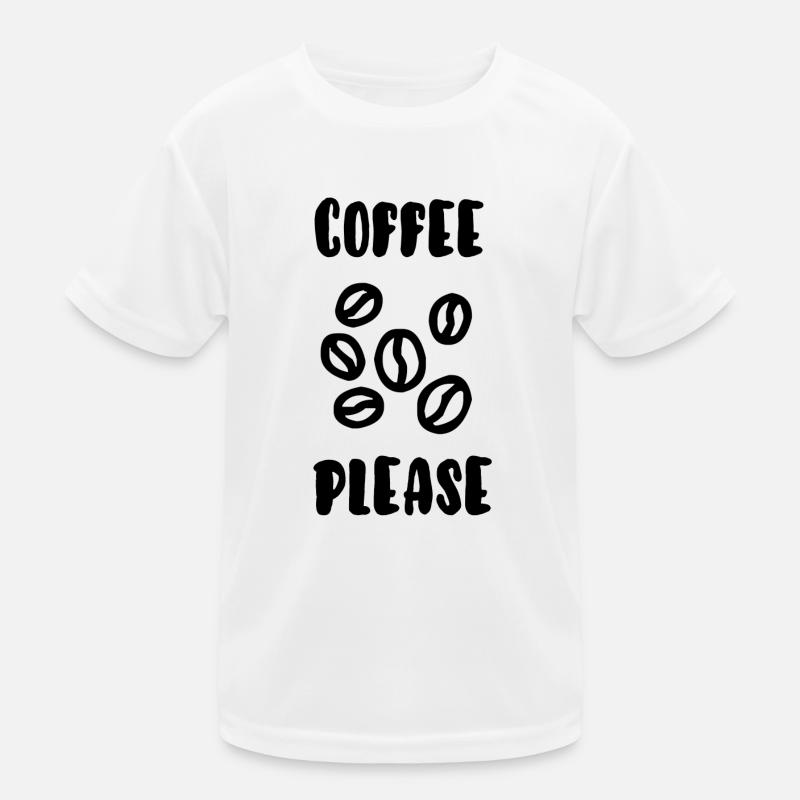 Kaffee bitte Kinder Funktions-T-Shirt