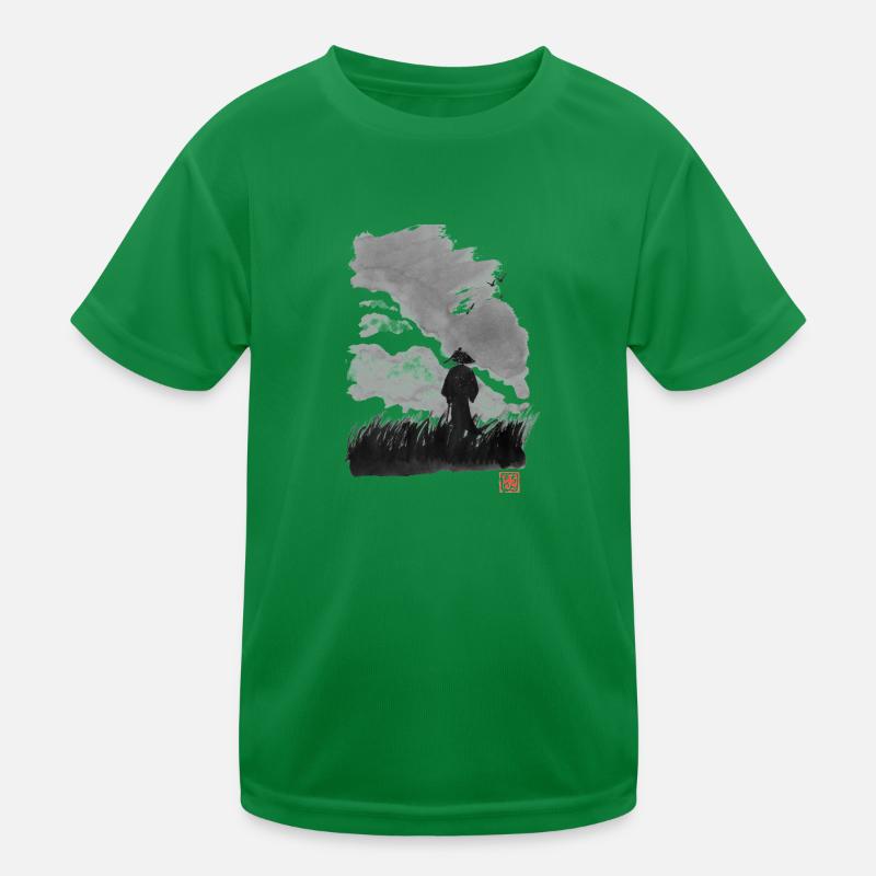 walking samurai T-shirt sport Enfant