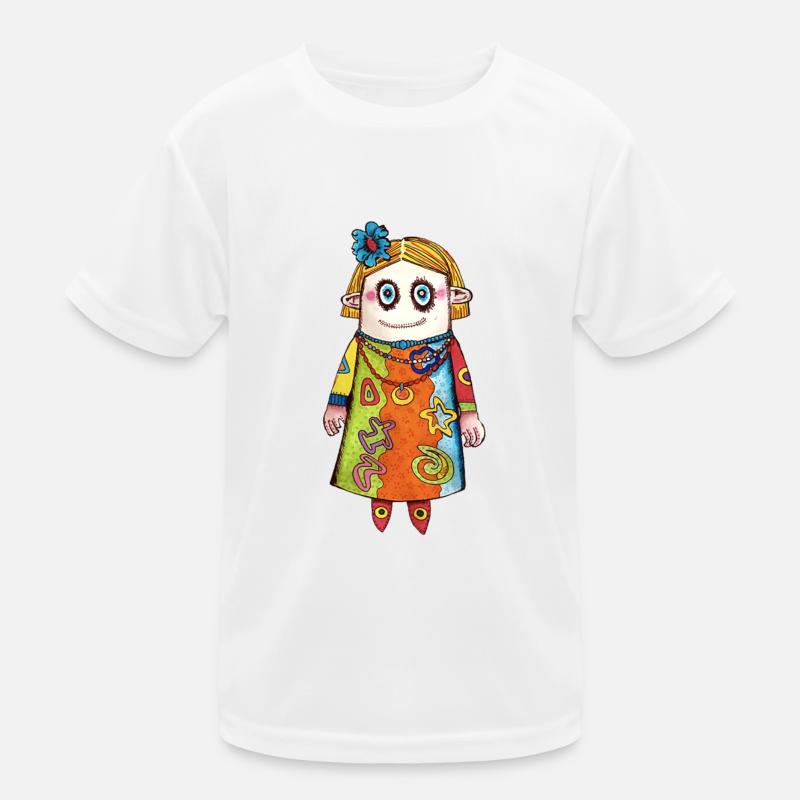 Vauda die Puppe Kinder Funktions-T-Shirt
