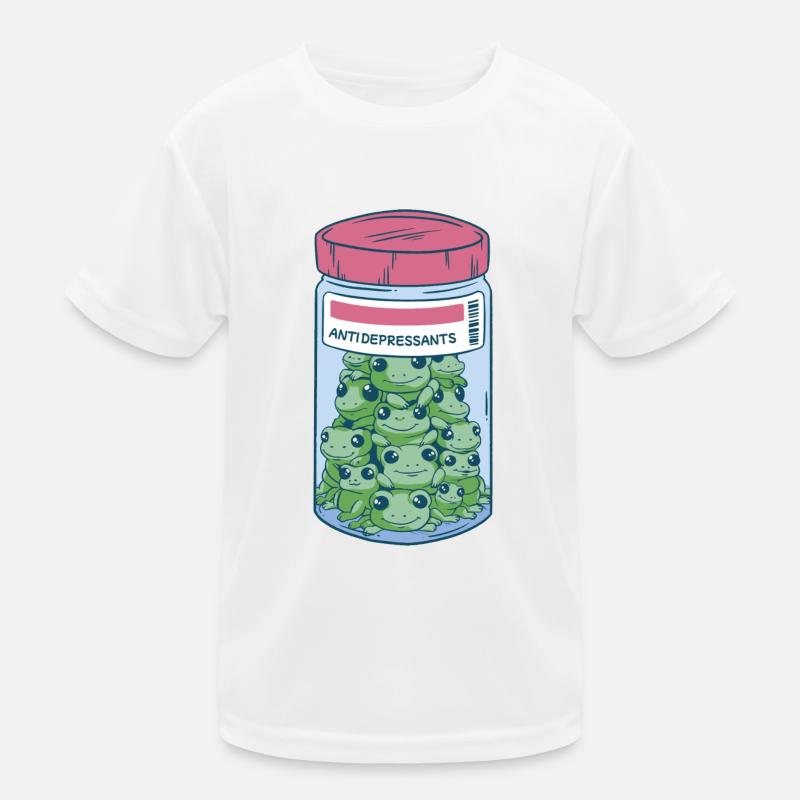 frogs in a jar Kids Functional T-Shirt