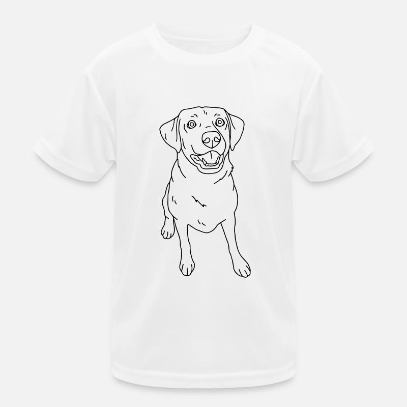 Hund Kinder Funktions-T-Shirt