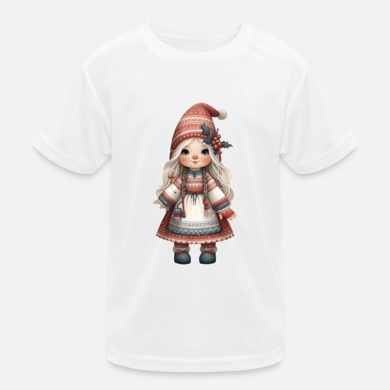 Gnome de Noël 4 T-shirt sport Enfant