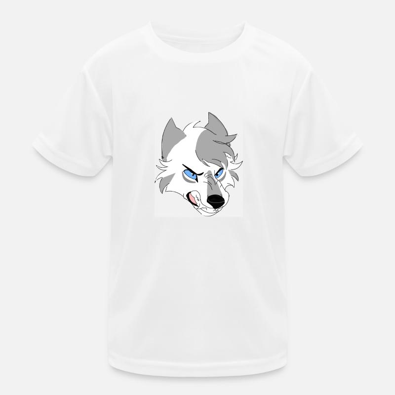Aggressive wolf Kids Functional T-Shirt
