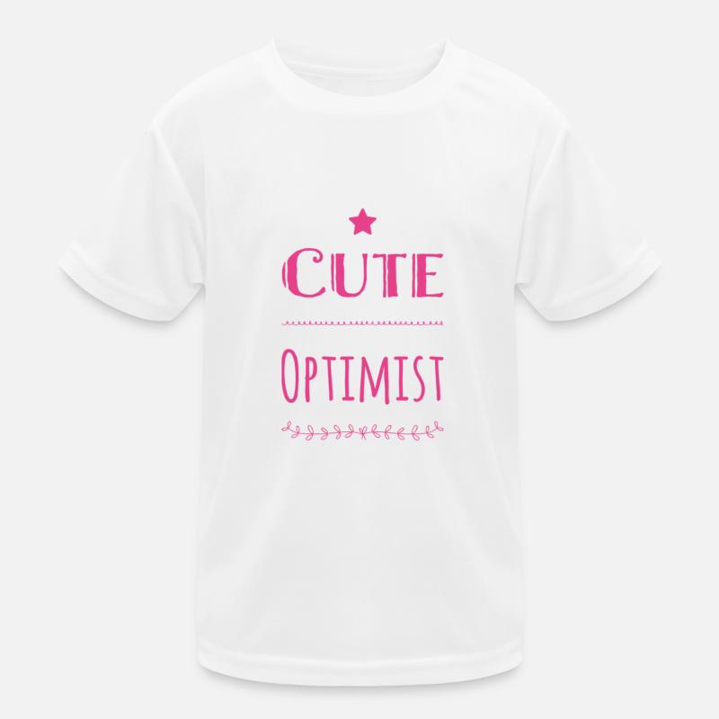 Cute Optimist Kinder Funktions-T-Shirt