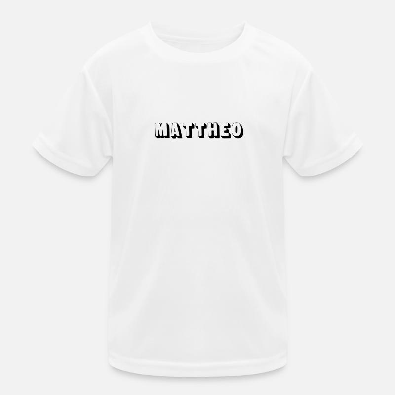 Name - Mattheo Kids Functional T-Shirt
