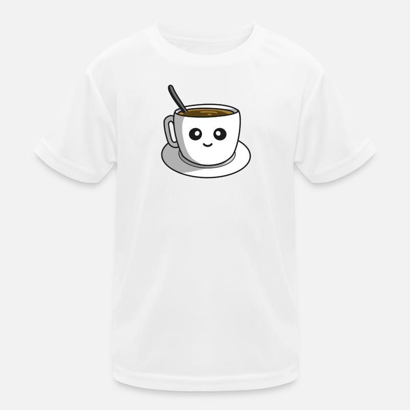 Kaffeepause Kinder Funktions-T-Shirt
