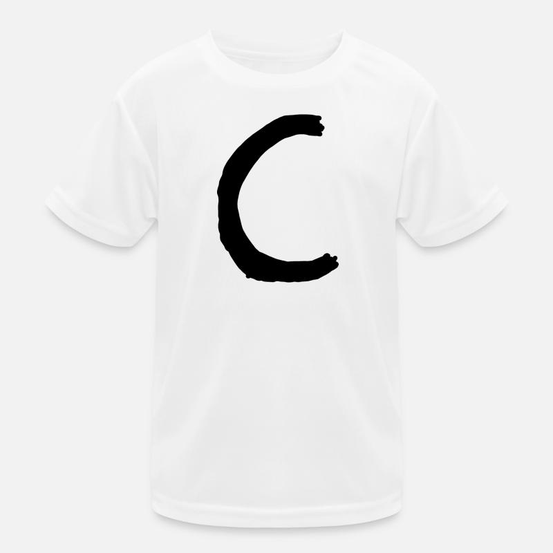 Buchstaben C Kinder Funktions-T-Shirt