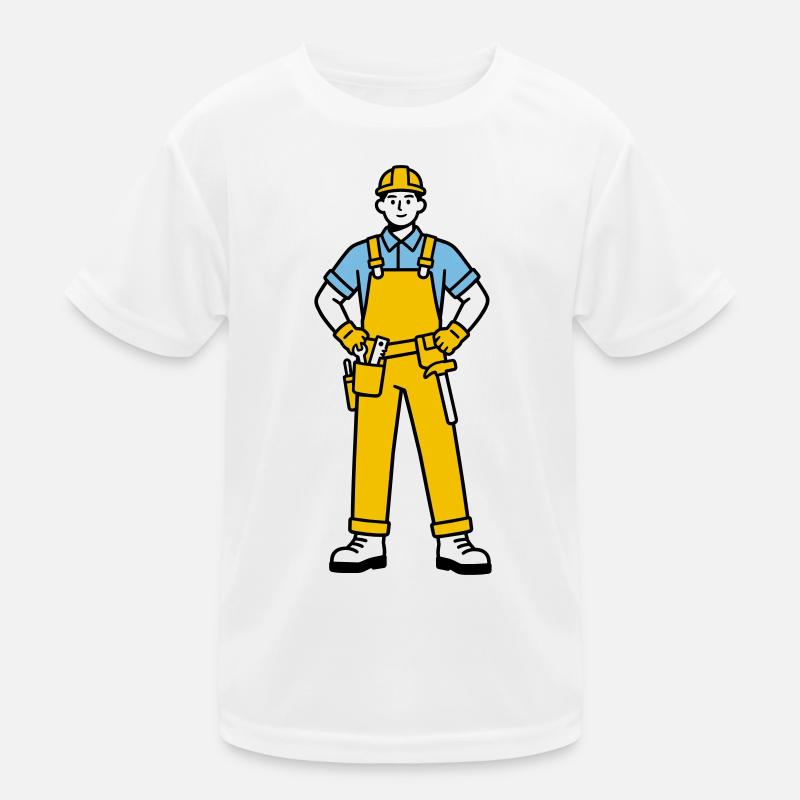 Handwerker Kinder Funktions-T-Shirt