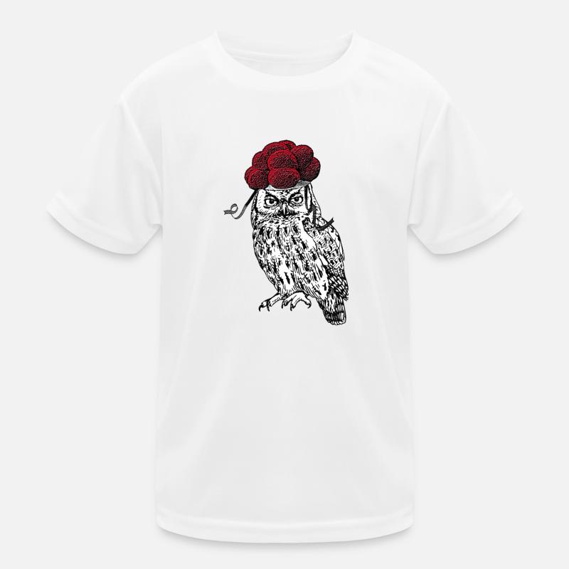 🦉 Owl with Bollenhut 🌳 Kids Functional T-Shirt
