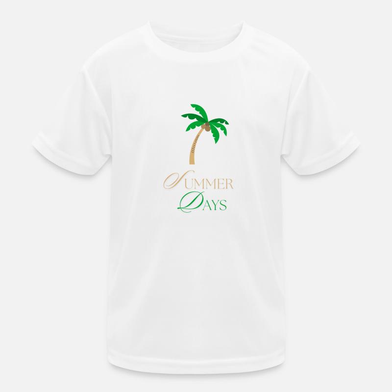 Summer Vibes Kinder Funktions-T-Shirt