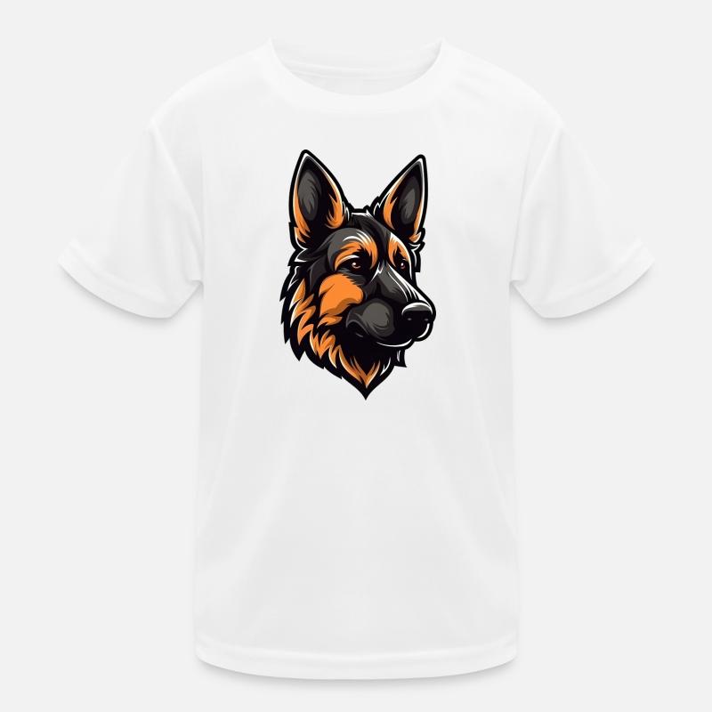 German Shepherd Kids Functional T-Shirt