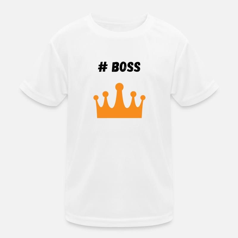 BOSS 9 - Kids Functional T-Shirt - white