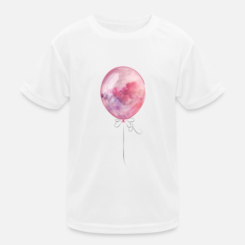 Ballon de ciel rose T-shirt sport Enfant