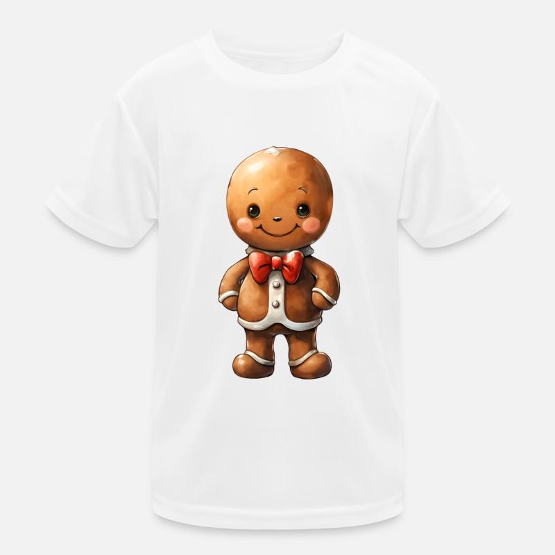 Lebkuchenmann Kinder Funktions-T-Shirt