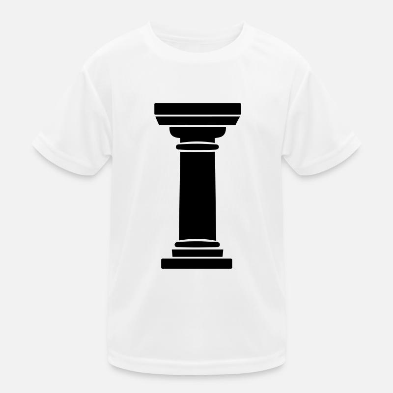 Greek Column Kids Functional T-Shirt