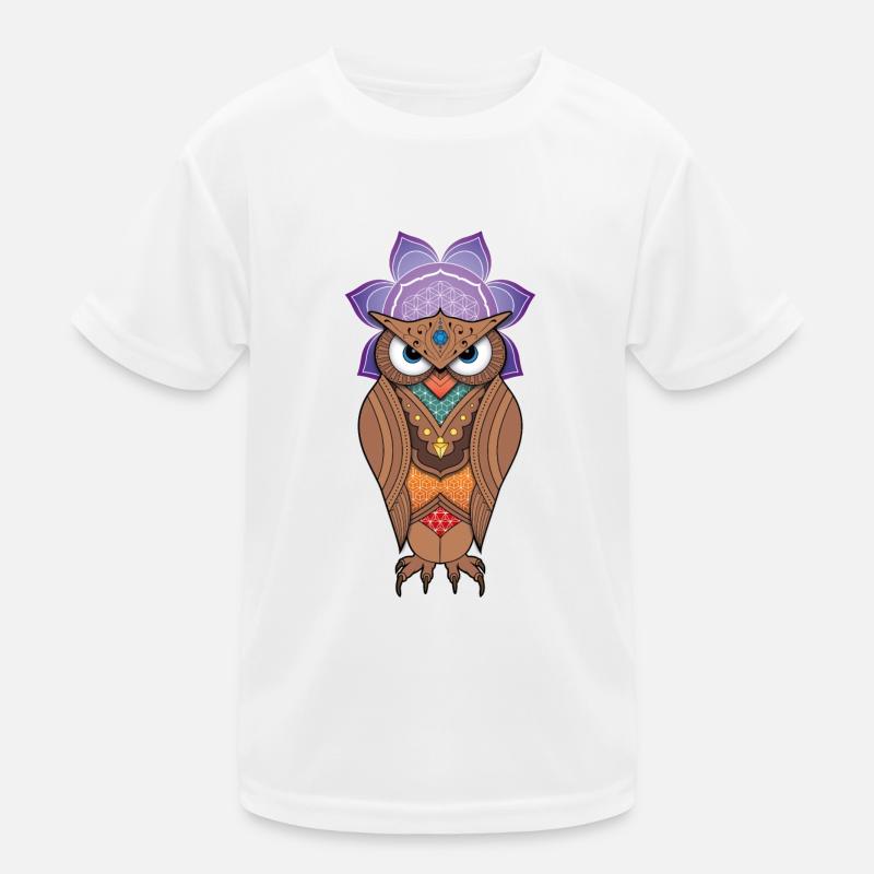 Eule Kinder Funktions-T-Shirt