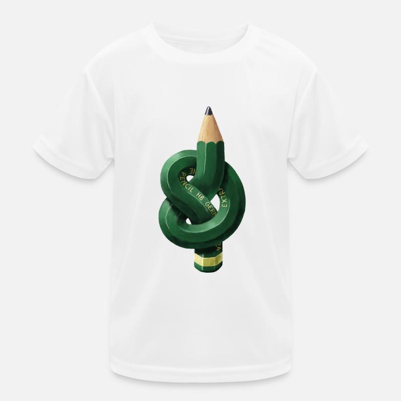 Bleistift mit Knoten Kinder Funktions-T-Shirt