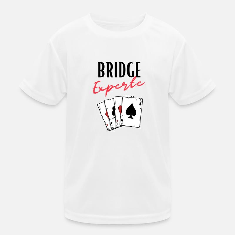 Bridge Experte Kinder Funktions-T-Shirt