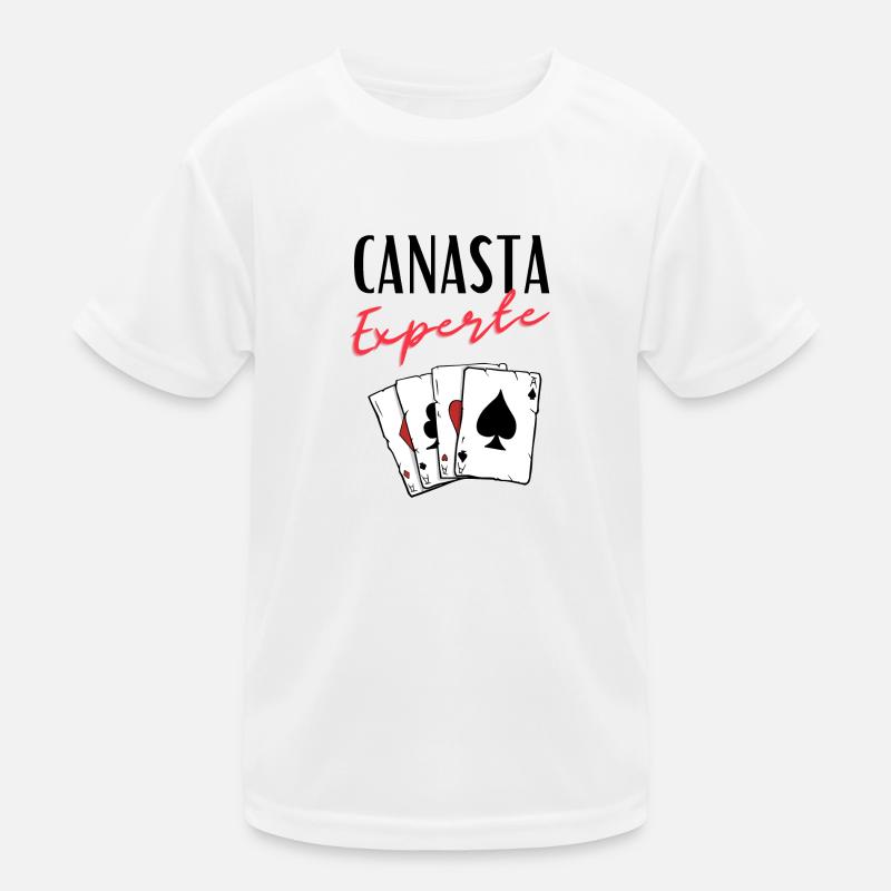 Canasta Experte Kinder Funktions-T-Shirt
