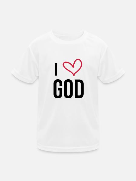 Christian / Catholic / God / Religion Catholicism - Kids Functional T-Shirt - white - Front