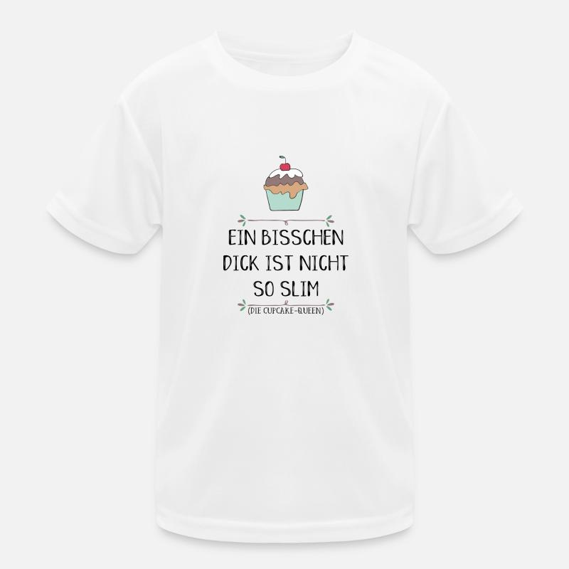 Cupcake - Kinder Funktions-T-Shirt - Weiß