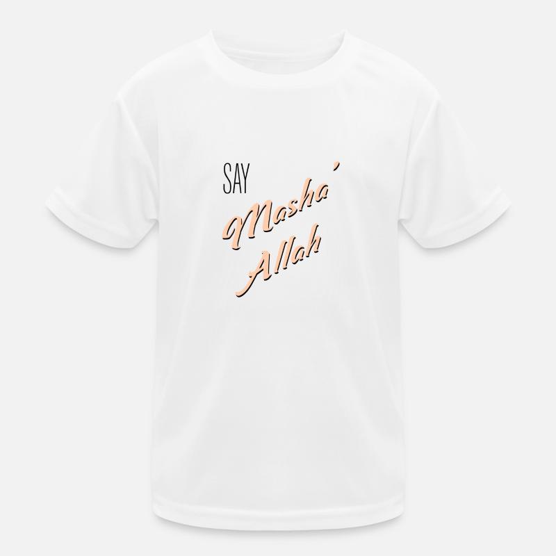 dire MashaAllah T-shirt sport Enfant