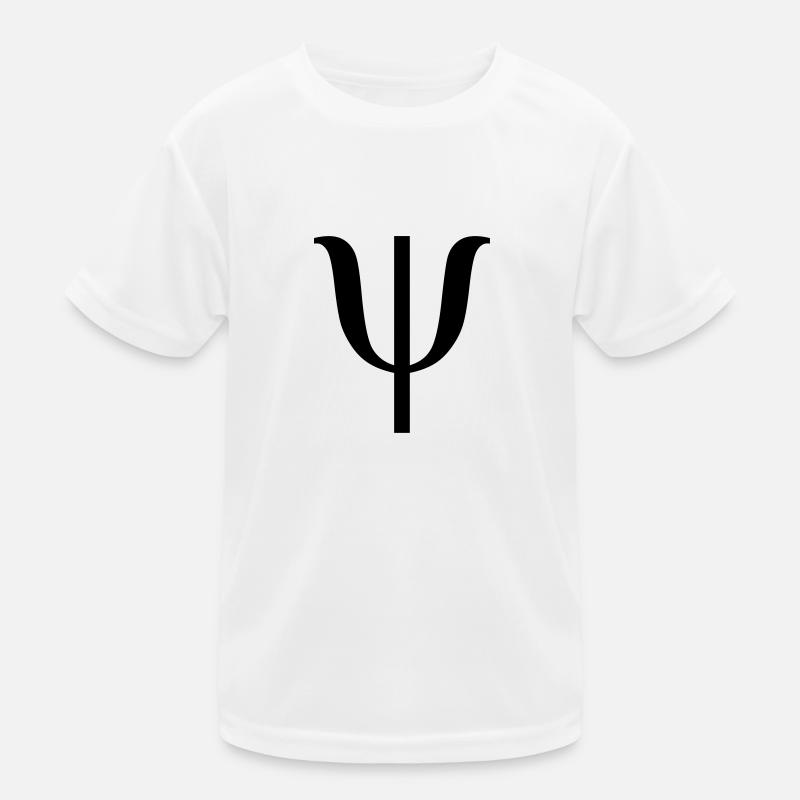 Psi - Kinder Funktions-T-Shirt - Weiß