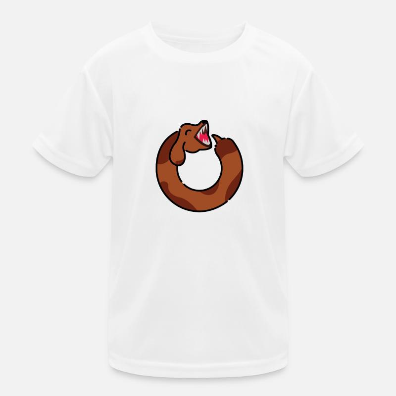 Dachshund ouroboros Kids Functional T-Shirt
