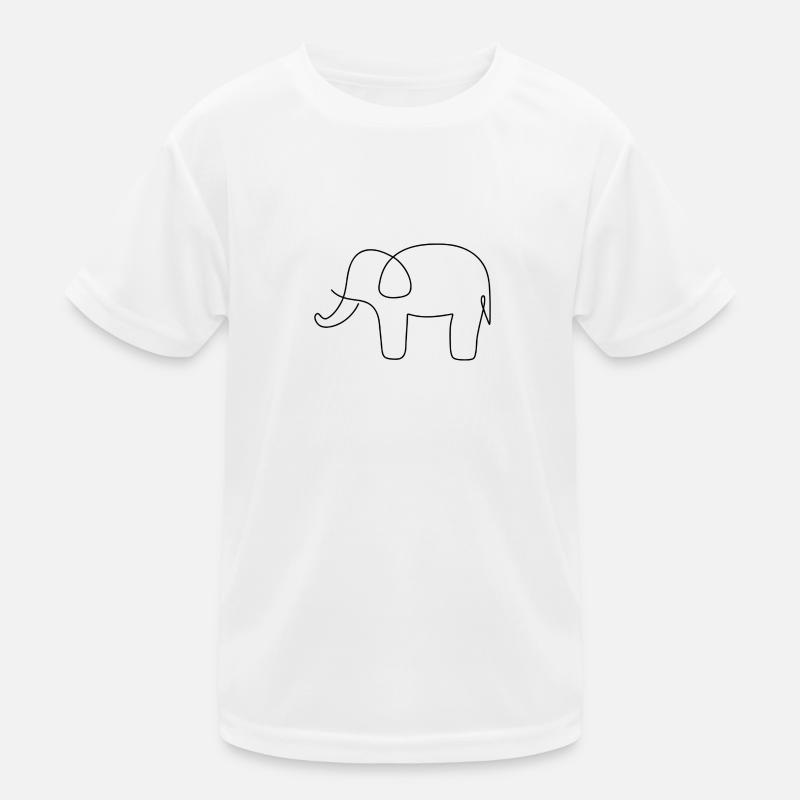 Elefant Kinder Funktions-T-Shirt
