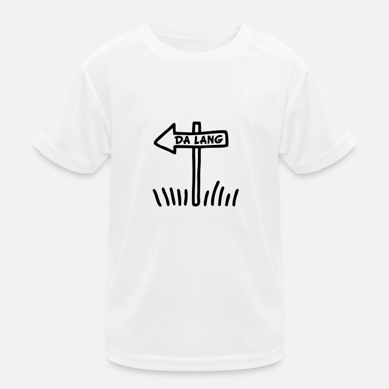 Da lang Kinder Funktions-T-Shirt