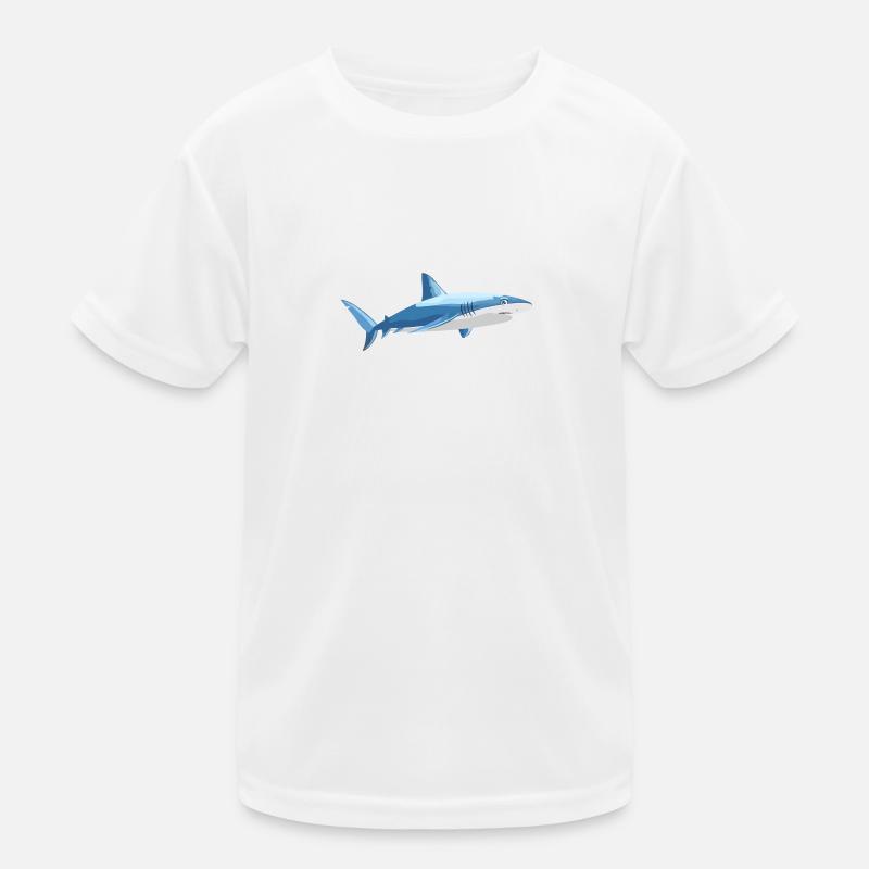Shark Fish Kids Functional T-Shirt