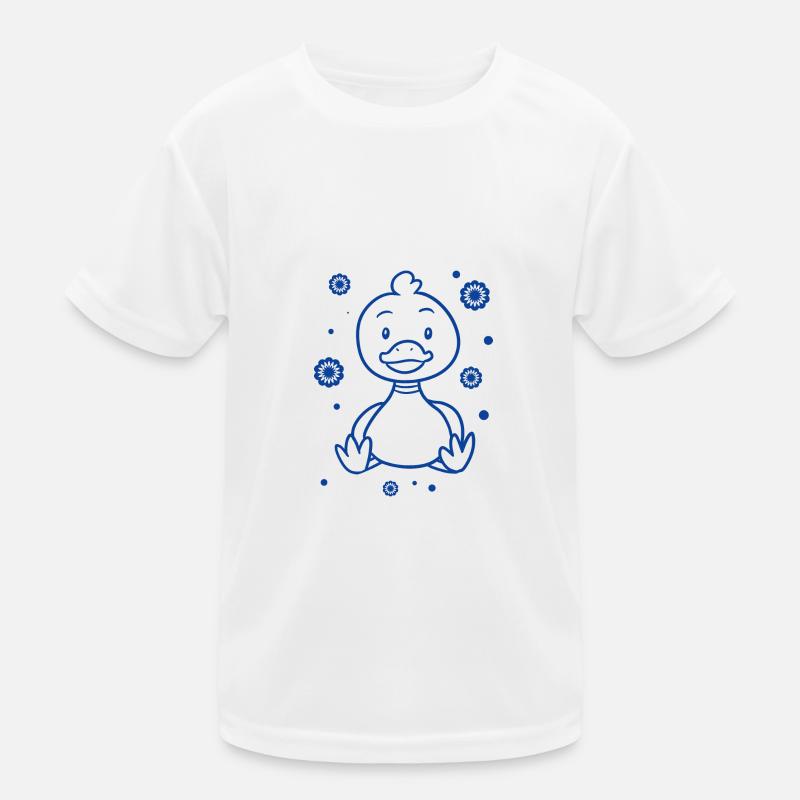 funny little duck Kids Functional T-Shirt