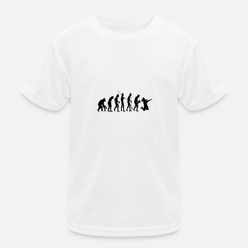 Guitar Evolution Music Guitarist Guitarist Kids Functional T-Shirt