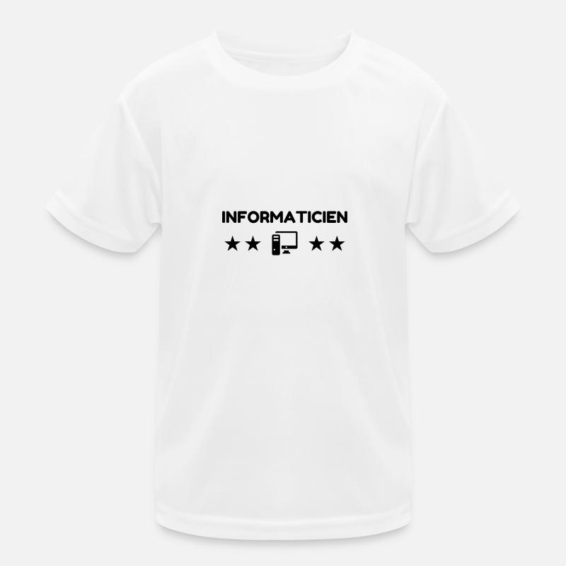 informatique / informaticien / ordinateur / geek T-shirt sport Enfant