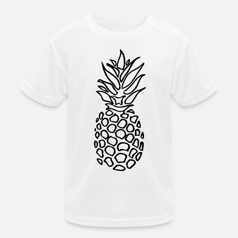 Ananas Kinder Funktions-T-Shirt
