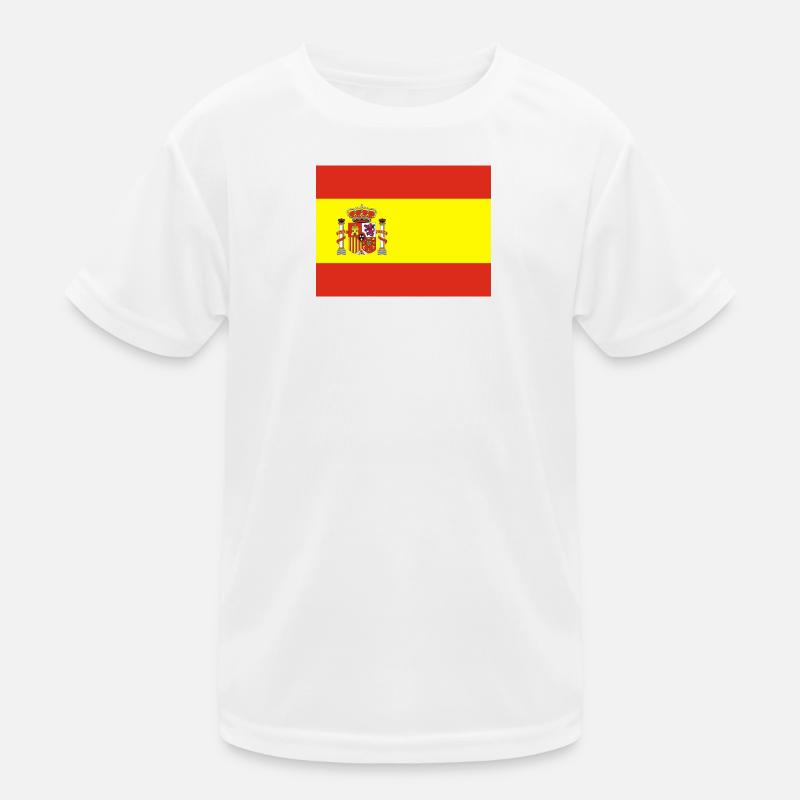 Spanische Flagge Kinder Funktions-T-Shirt