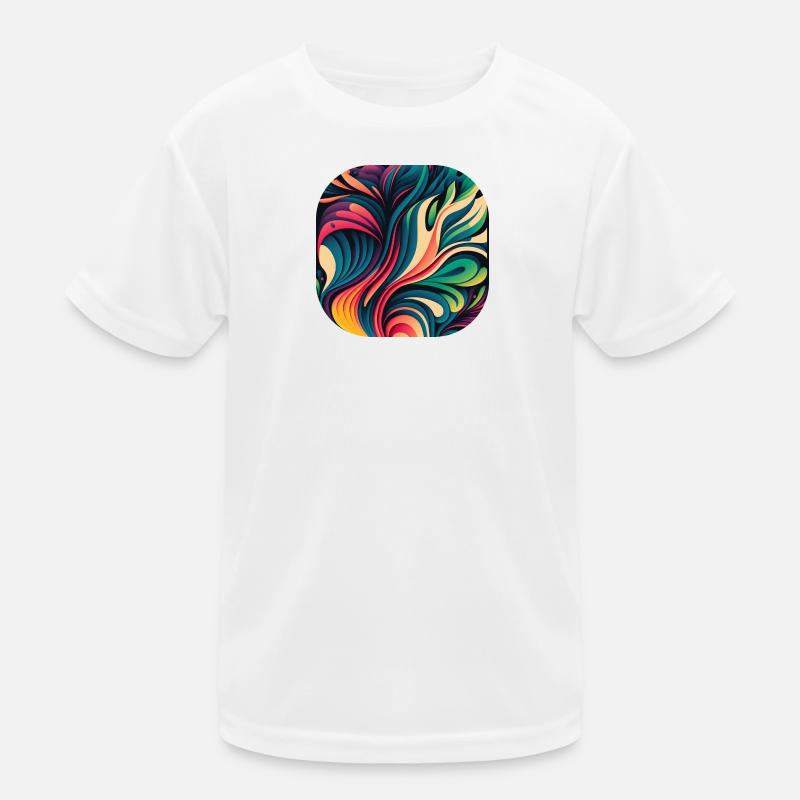 Abstract Kids Functional T-Shirt