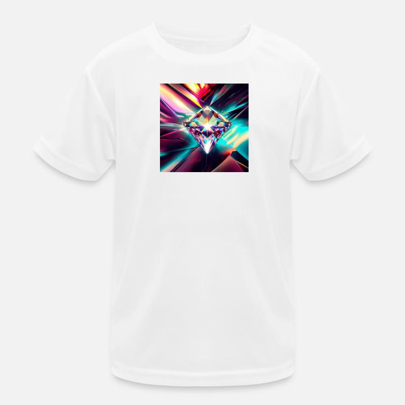 Diamant Kinder Funktions-T-Shirt