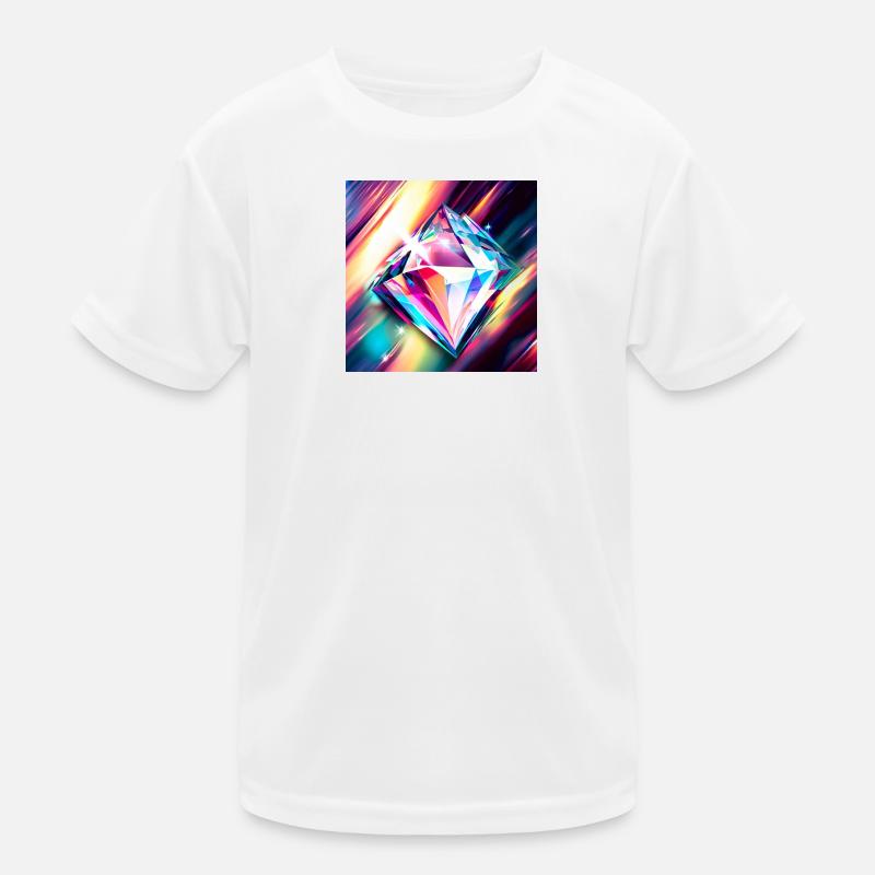 Diamant Kinder Funktions-T-Shirt