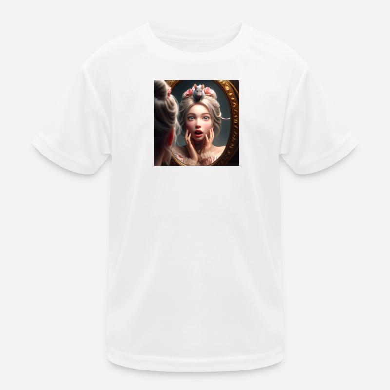 Princesse et son reflet avec la souris T-shirt sport Enfant
