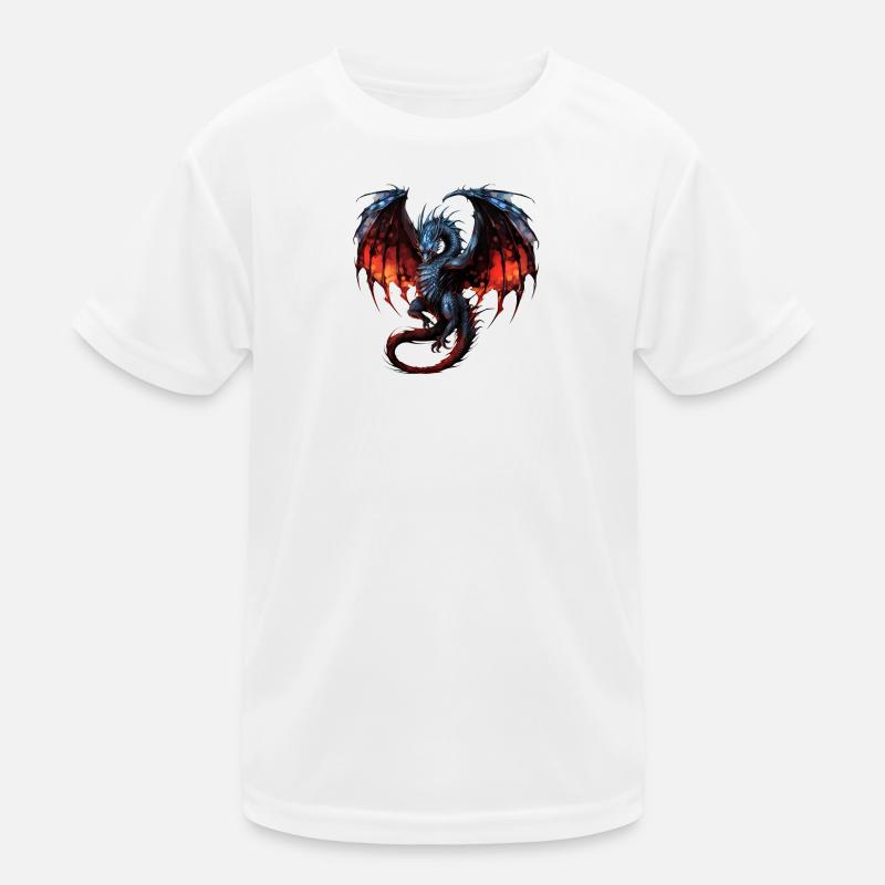 Flying Dragon Kinder Funktions-T-Shirt