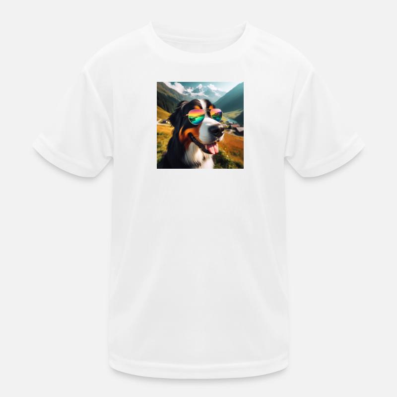 Berner Sennenhund Kinder Funktions-T-Shirt
