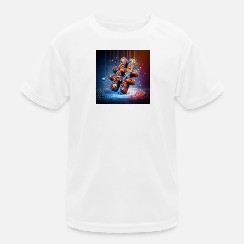 Symbol 4 - Kids Functional T-Shirt - white