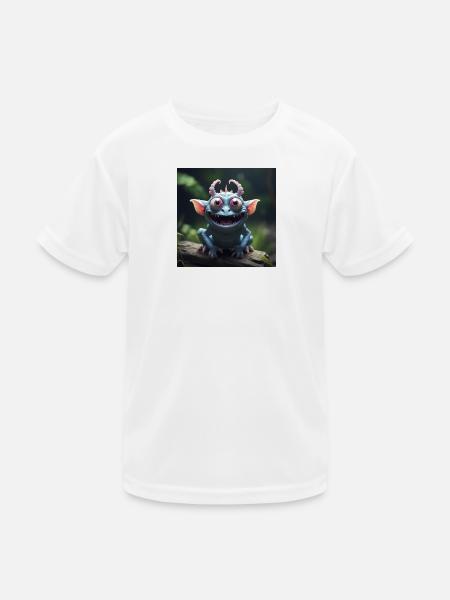 Cheerful Creature - Kids Functional T-Shirt - white - Front